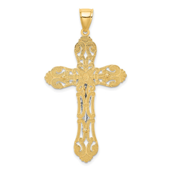 Gold Polished Crucifix Pendants