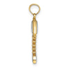 Gold Polished Fish Pendants