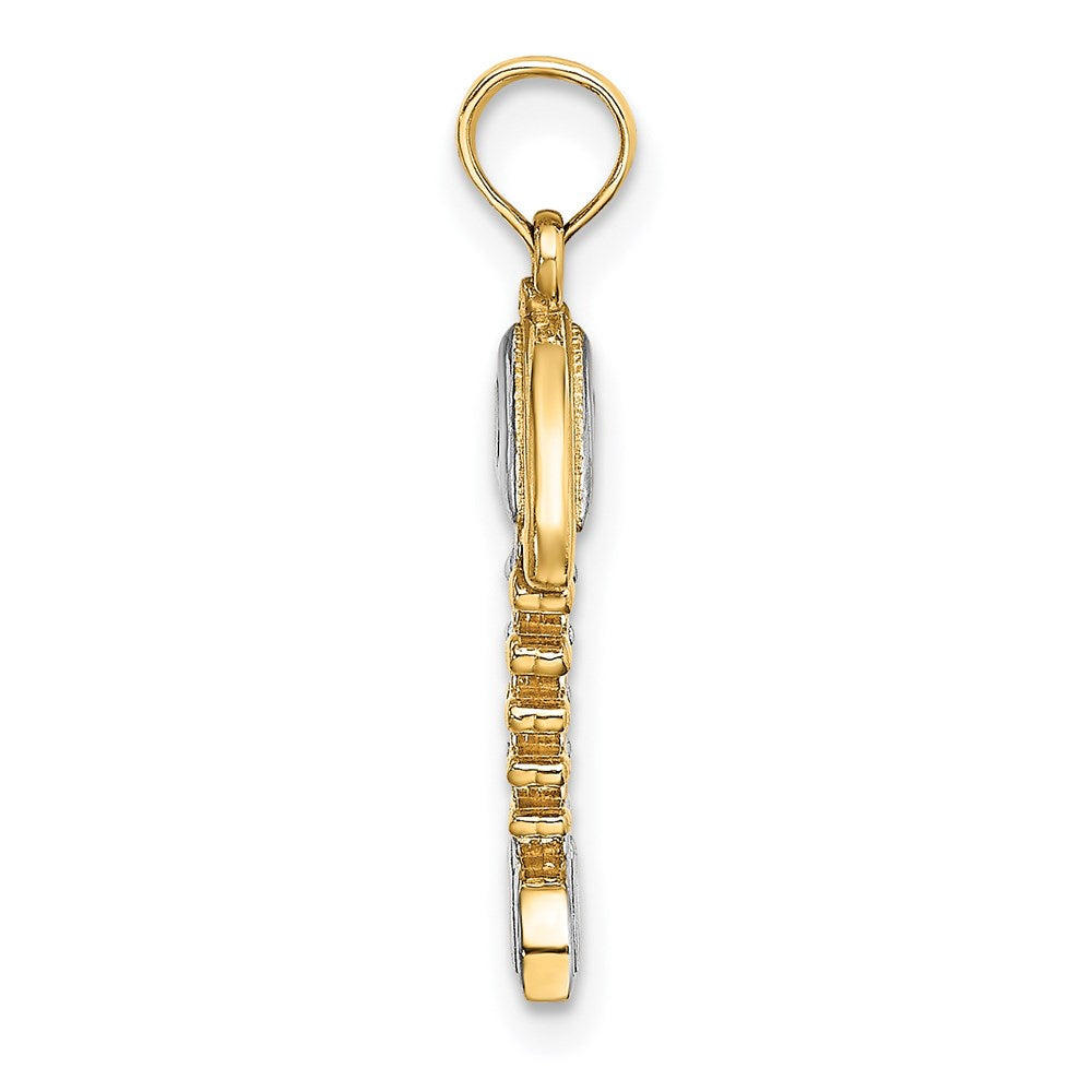 Gold Polished Fish Pendants