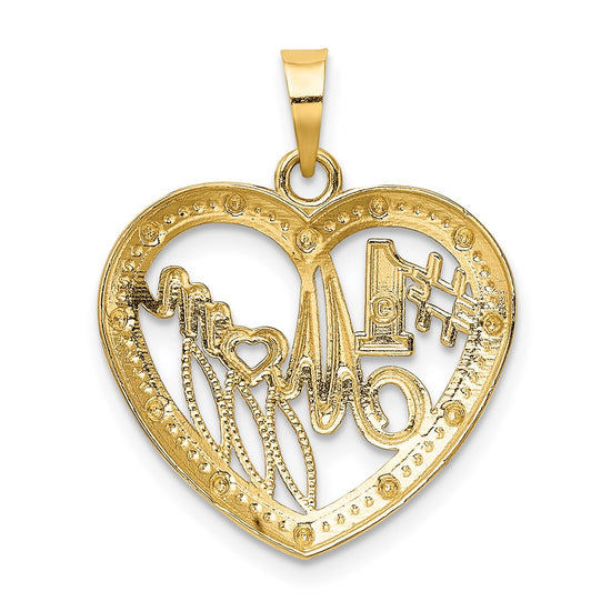 Gold Polished Mom Pendants