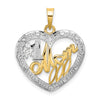 Gold Polished Mom Pendants