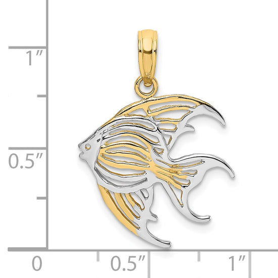 Gold Polished Fish Pendants