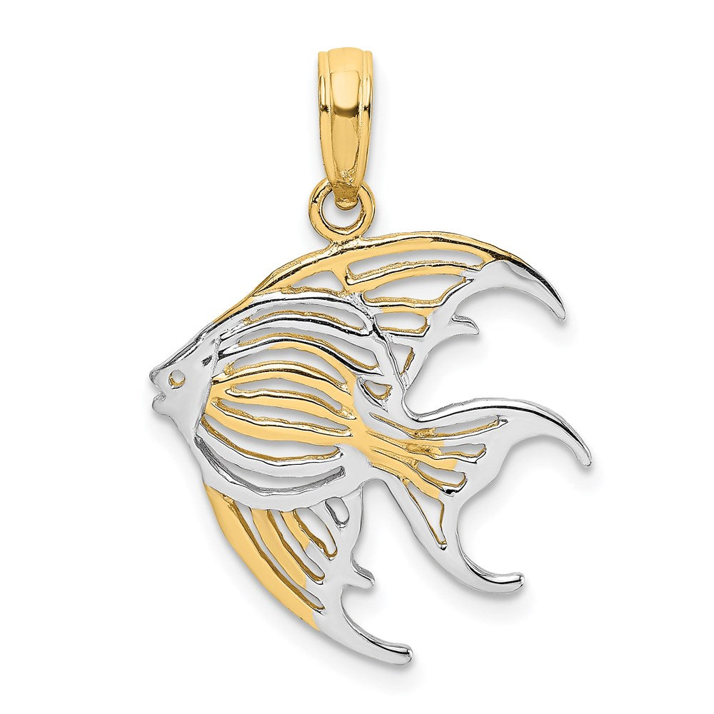 Gold Polished Fish Pendants