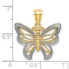 Gold Polished Butterfly Pendants