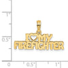 Gold Polished First Responder Pendants
