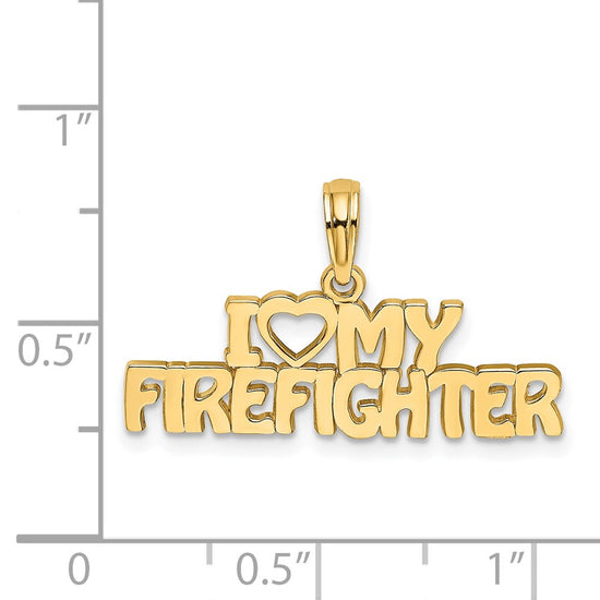 Gold Polished First Responder Pendants