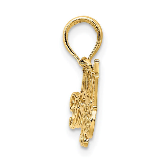 Gold Polished First Responder Pendants