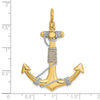 Gold Polished Anchor Pendants