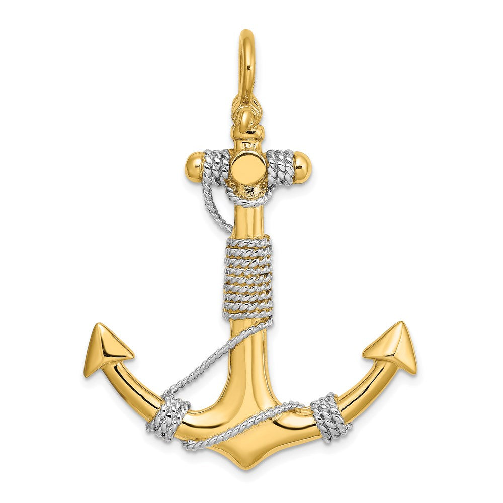 Gold Polished Anchor Pendants