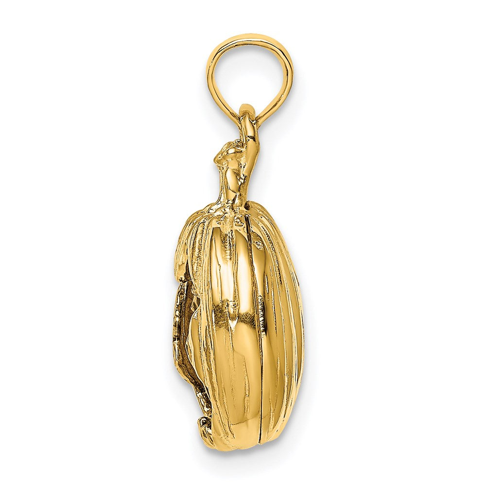Gold Polished Halloween Pendants