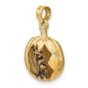 Gold Polished Halloween Pendants
