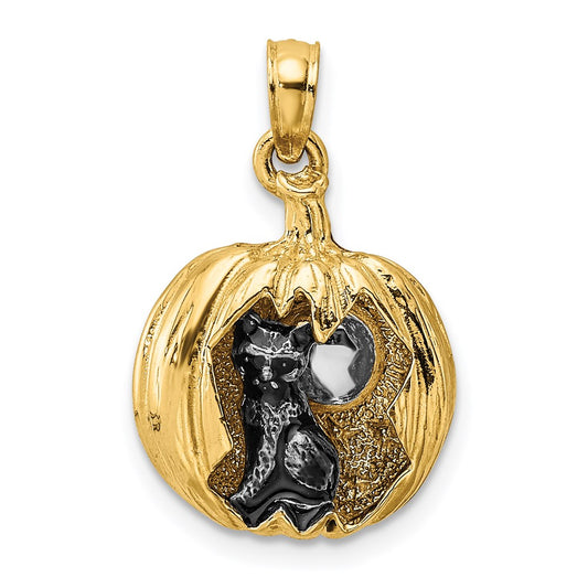 Gold Polished Halloween Pendants