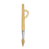 14K and White Rhodium 3-D Water Paint Brush Charm