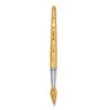 14K and White Rhodium 3-D Water Paint Brush Charm
