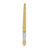 14K and White Rhodium 3-D Oil Paint Brush Charm