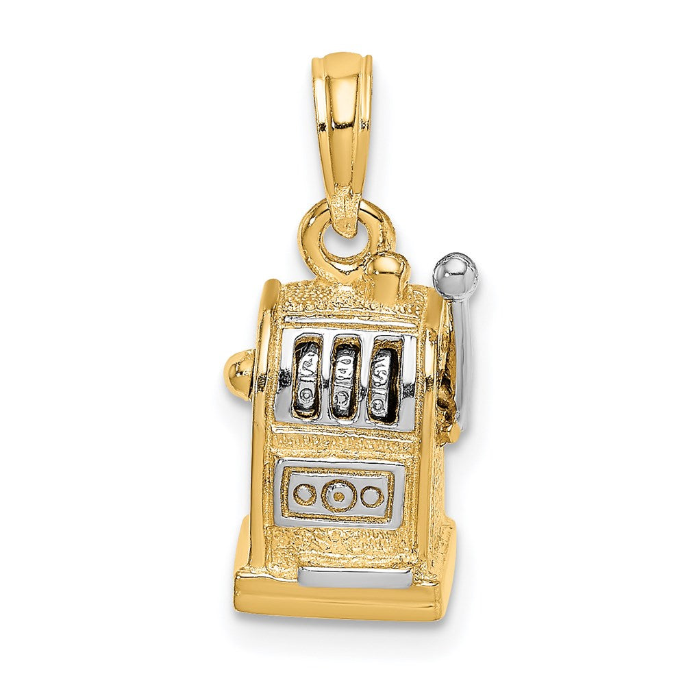 Gold Polished Slot Machine Pendants
