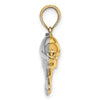 Gold Polished Dolphin Pendants