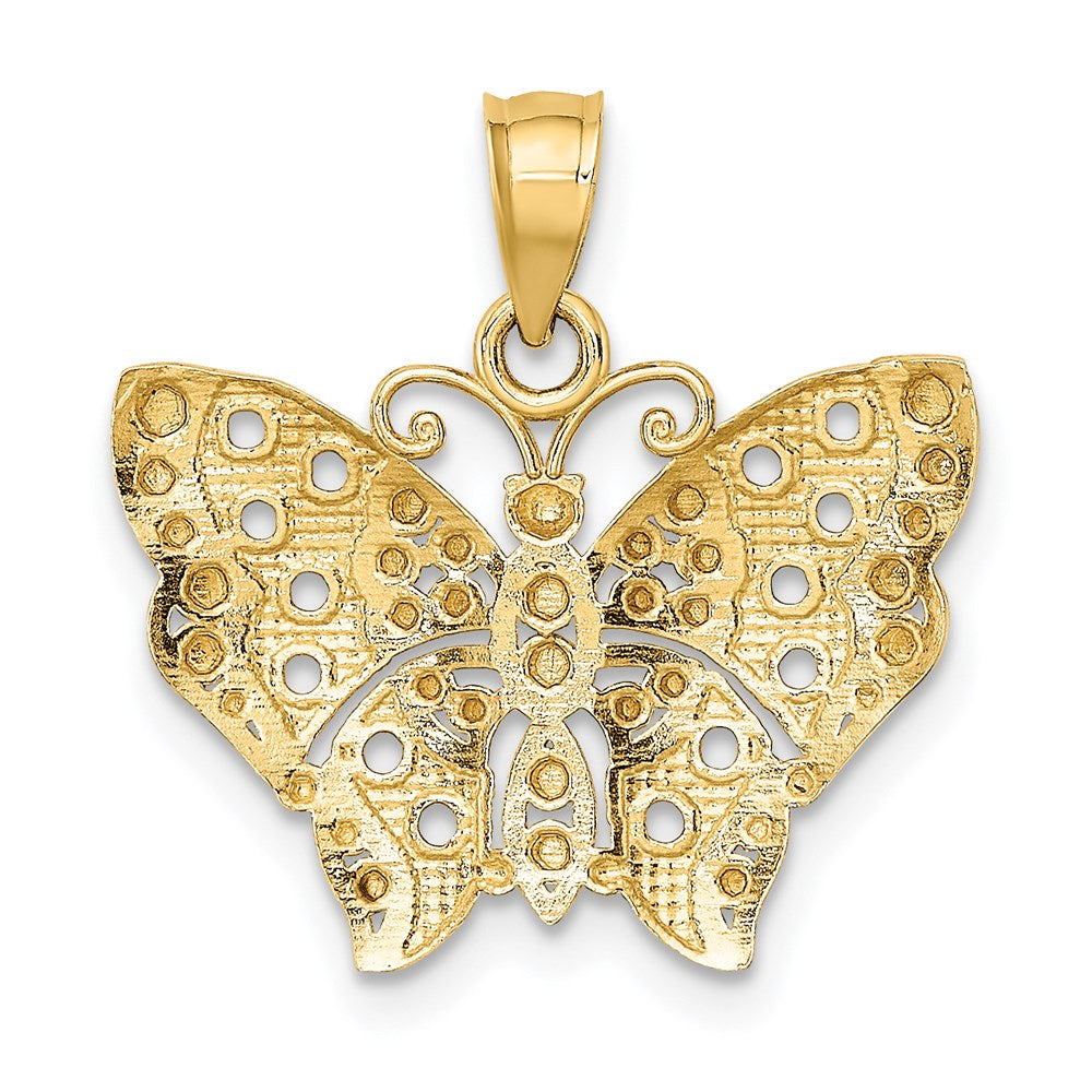 Gold Polished Butterfly Pendants