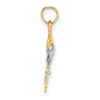 Gold Polished Dolphin Pendants