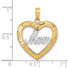 Gold Polished Mom Pendants