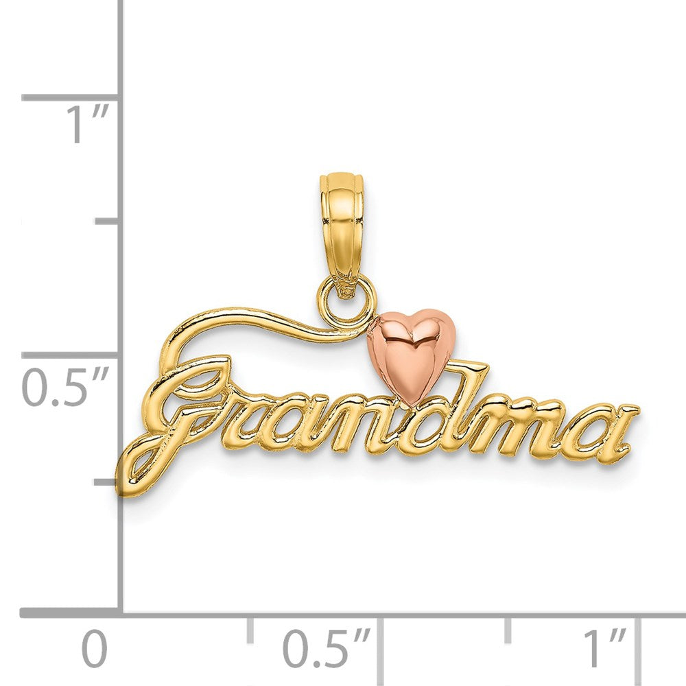 Gold Polished Grandmother Pendants