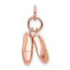 Gold Ballet Slippers Charm