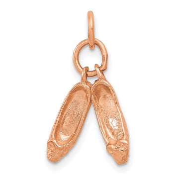 Gold Ballet Slippers Charm