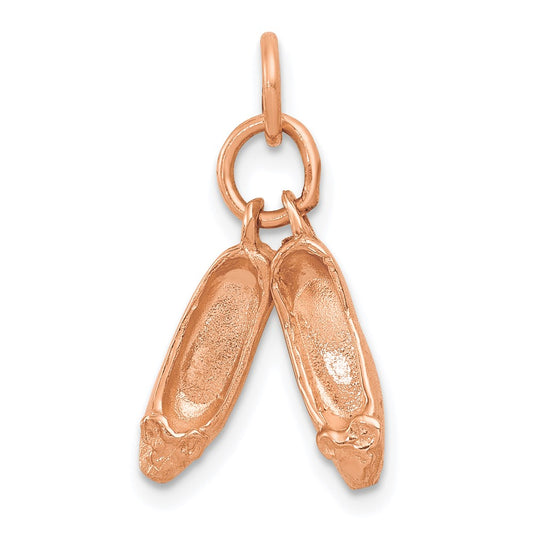 Gold Ballet Slippers Charm