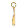 14K and White Rhodium Purse Charm