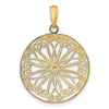 Gold Polished Filigree Pendants
