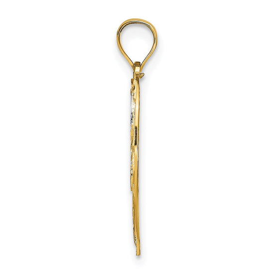 Gold Polished Filigree Pendants