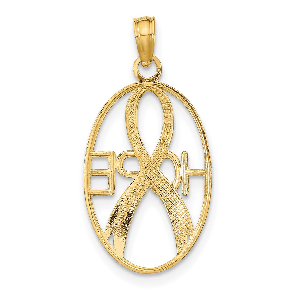 Gold Polished Awareness Pendants