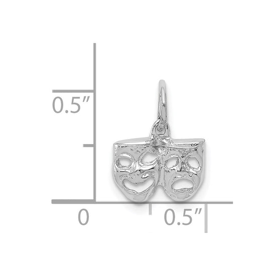Gold Comedy/Tragedy Charm