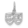 Gold Comedy/Tragedy Charm