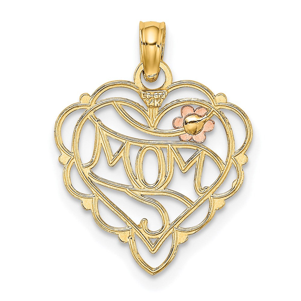 Gold Polished Mom Pendants