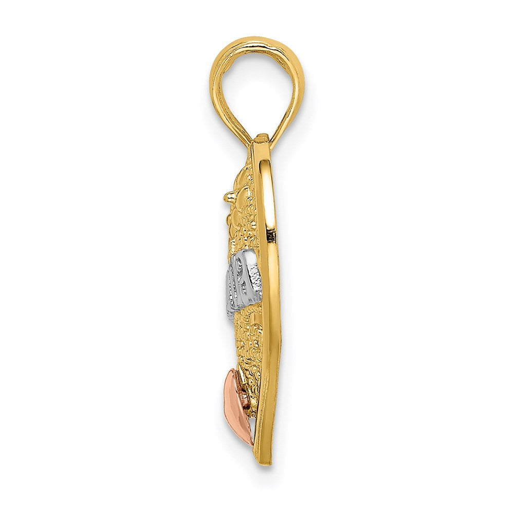 Gold Polished Grandmother Pendants
