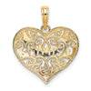 Gold Polished Grandmother Pendants