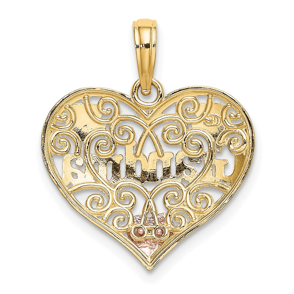 Gold Polished Grandmother Pendants