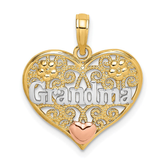 Gold Polished Grandmother Pendants