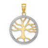 Gold Polished Tree of Life Pendants