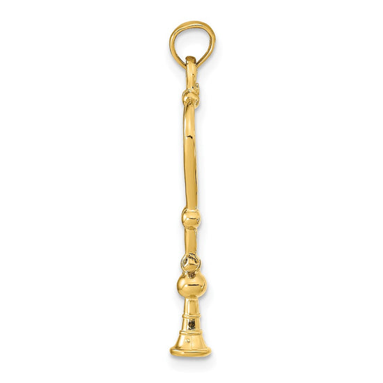 Gold Polished Medical Pendants