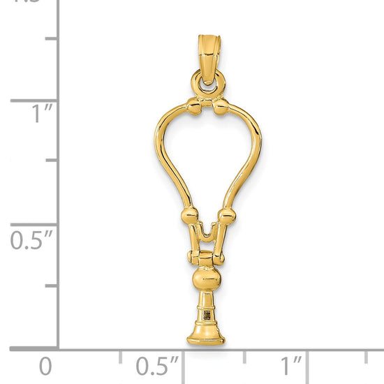Gold Polished Medical Pendants