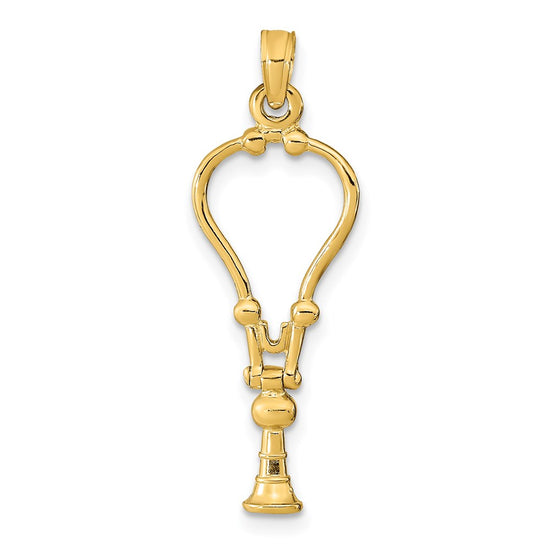 Gold Polished Medical Pendants
