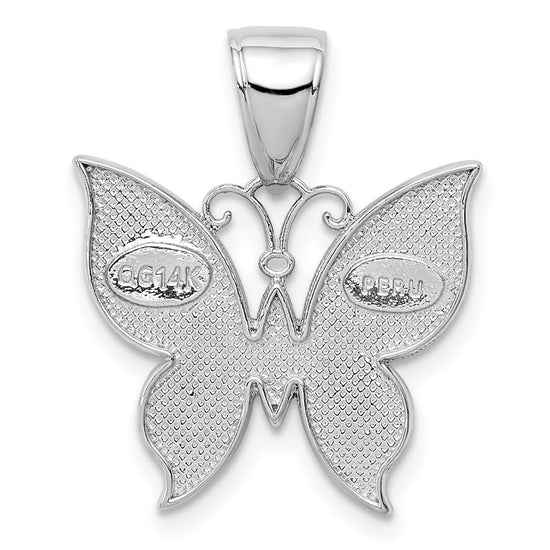 Gold Polished Butterfly Pendants