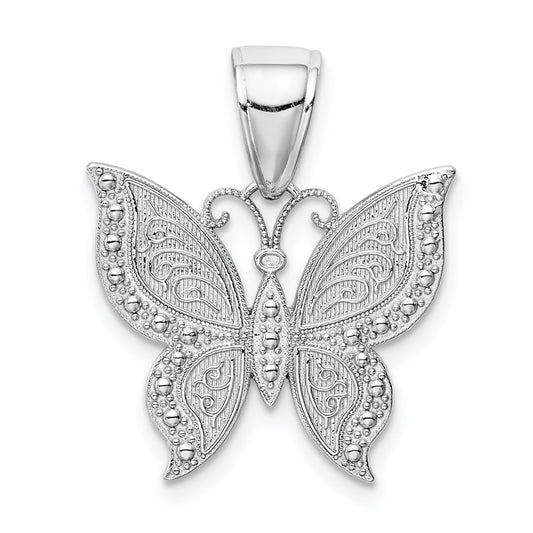 Gold Polished Butterfly Pendants
