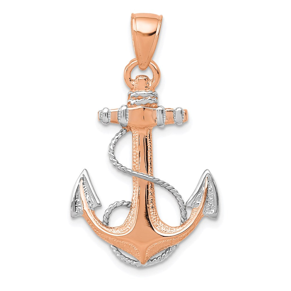 Gold Polished Anchor Pendants