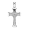 14k White Gold -X- Center Cross Charm