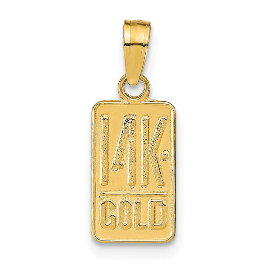 14k GOLD Pendant