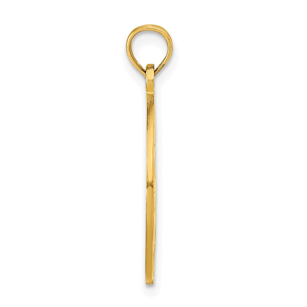 14K OCEAN CITY with Dolphins Pendant