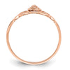Gold Polished Flower Rings